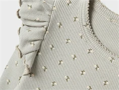 Lil Atelier mirage gray blomstret top